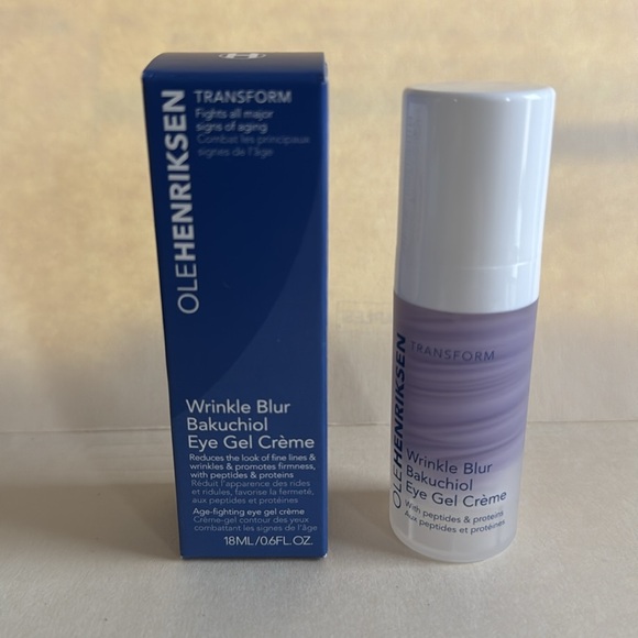 OLE HENRIKSEN Wrinkle Blur Bakuchiol Eye Gel Crème 0.6oz $52 NIB - Picture 8 of 11